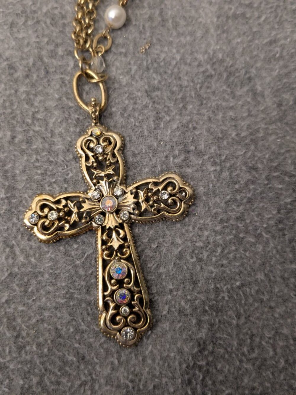32" Cross Necklace